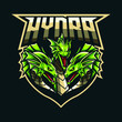 Hydra mascot logo for team eSport and sport