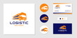 © district4.studio - Logistic delivery, fast shipping logo and business card design template