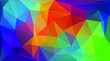 Multicolorful low poly flat background with triangles for web design