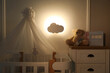 © New Africa - Cloud shaped night lamp in baby's room