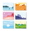 © djvstock - landscapes cards set