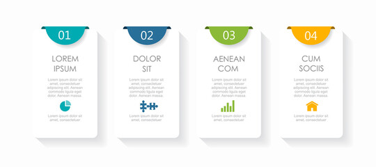 Poster - Infographic design template with place for your data. Vector illustration.