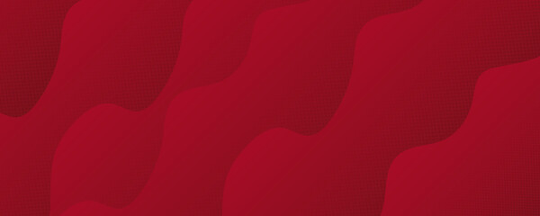 red modern 3d wave background