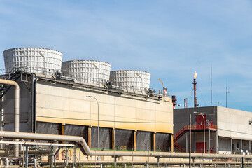 Petrochemical industry of Palos de la Frontera in Huelva, Andalucia, Spain