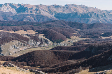 Wall Mural - landscape in the mountains