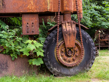 Abandoned Tractor At Forks, Seattle, WA, USA