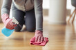 © ivanko80 - Woman cleaning and mopping floor at home