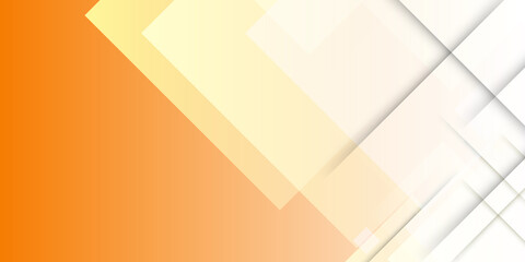 abstract yellow geometric square pattern banner design 