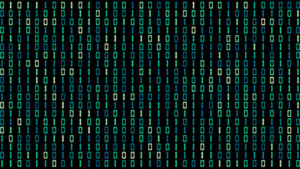 Wall Mural - binary code background