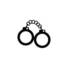 handcuffs icon trendy design