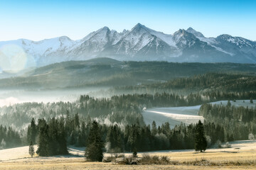 Poster - Spisz z widokiem na tatry