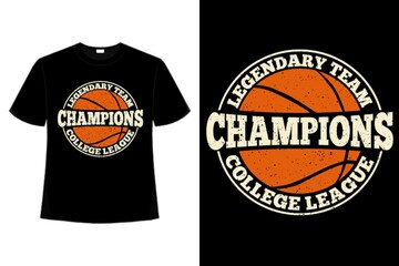 Wall Mural - T-shirt typography champions legendary college league vintage style