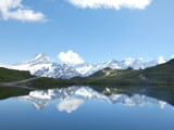 Fototapeta Do przedpokoju - Bachalpsee und Jungfraumassiv