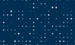 Seamless background pattern of evenly spaced white plus symbols of different sizes and opacity. Vector illustration on dark blue background with stars