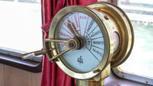 An Antique Navy Equipment In An Old Ship