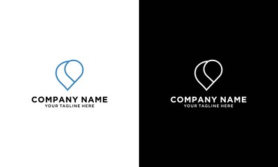 Location pin Modern Logo Designs