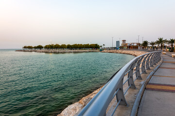 Wall Mural - Morning view at Khobar seaside Saudi Arabia.