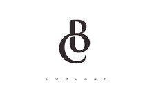 Initial BC Logo Design Vecor