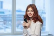 © SHOTPRIME STUDIO - business woman in a shirt with a phone in her hands work professionals communication