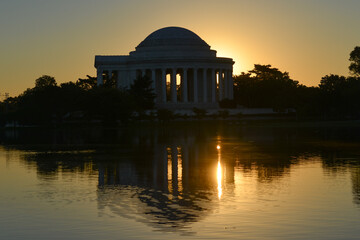 Wall Mural - Thomas Jefferson Memorial during sunrise - Washington D.C. United States of America