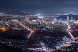 Fototapeta  - 静岡の夜景　朝鮮岩からの眺め