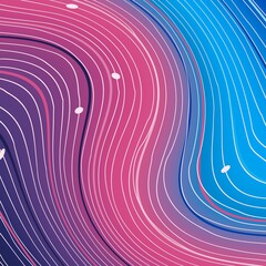 Wall Mural - Abstract geometry background. Curved lines.