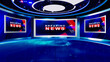 © INDU - 3D rendering background is perfect for any type of news or information presentation. The background features a stylish and clean layout