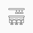 © musmellow - counter bar icon, bar vector