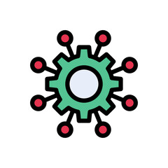 Sticker - cogwheel