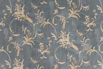 floral old retro vintage ornament wallpaper on background. cute ornament floral pattern. background 