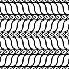 Design seamless monochrome zigzag pattern