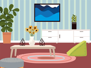 Canvas Print - home living room