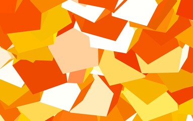 Light Orange vector layout with hexagonal shapes.