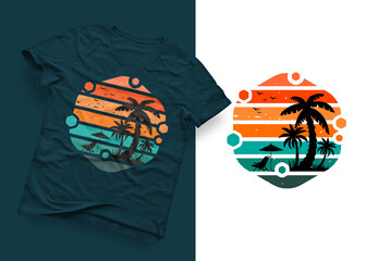 Summer T-Shirt Design vector.

File included:

*   EPS 
*   PNG 
*   JPEG
*   300 dpi transparent file

✭✭✭Download and Enjoy✭✭✭