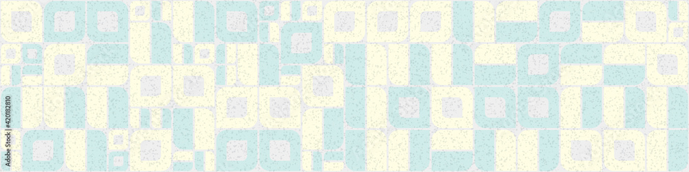 Abstract Geometric Pattern generative computational art illustration