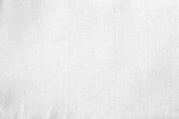 White fabric texture background and copy space