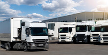 Truck Fleet At The Logistics Center