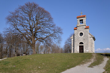 Wall Mural - THE CHURCH OF SAINT MARTIN ON THE MARTINSCAK HILL NEAR KARLOVAC IN CROATIA