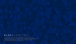 © JE48 - Abstract dark navy blue geometric hexagon shape background pattern. Vector for presentation design. Suit for business, corporate, institution, party, festive, seminar, and talks. Vector illustration