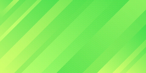 Wall Mural - Geometric minimal pattern modern sleek texture. Abstract light green gradient color and dots texture halftone style with oblique lines stripes background. Vector illustration