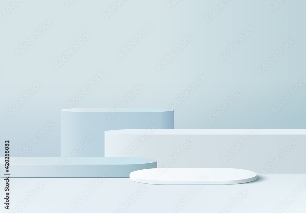 3d display product abstract minimal scene with geometric podium ...