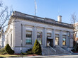 © Brian - Middletown, NY - USA - Mar 13, 2021: View of Middletown Police Station, formally the old James Street Post Office building. Built in 1911, located on the corner of James and West Streets.