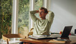 © Jacob Lund - Man taking a break from stressful work
