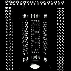 Light and Shadow Carved Window