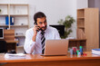 © Elnur - Young male employee in gambling concept