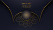 Luxury mandala background with golden arabesque pattern Arabic Islamic east style.decorative mandala for print, poster, cover, brochure, flyer,