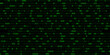 © MedRocky - Abstract green binary code background with 0,1 digit in dark background. Number light with different opacity, futuristic computer digital illustration