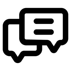 Canvas Print - question mark inside speech bubble, solid design of help chat icon