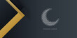 © Roisa - Ramadan Kareem. Gold moon and abstract luxury islamic elements background
