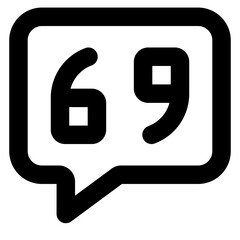 Canvas Print - star inside speech bubble denoting favorite chat icon